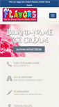 Mobile Screenshot of flavorsicecream.com